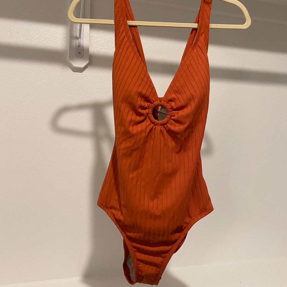 NWT Burnt Orange One piece Swimsuit